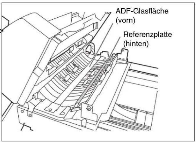 PANASONIC KV-S7065C - Einstellung der ADF-Referenzplatte - 2