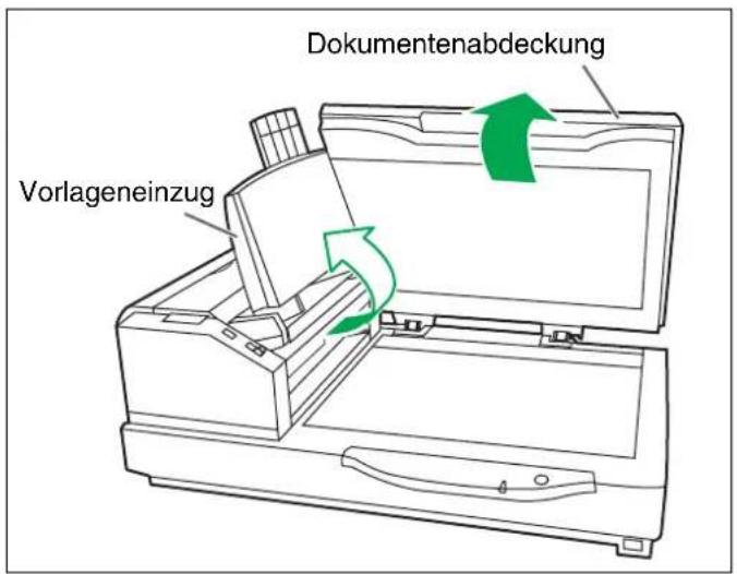 PANASONIC KV-S7065C - ■ Einstellung des Flachbettbogens - 1