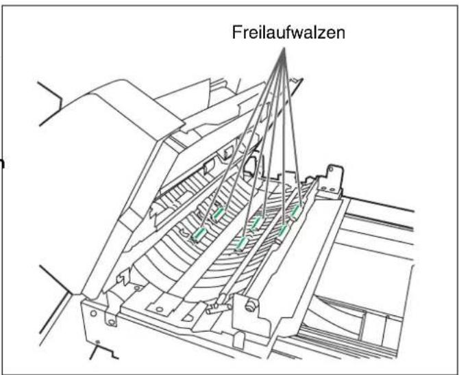 PANASONIC KV-S7065C - ■ Reinigen von Antriebswalzen, Freilaufwalzen und Ausgabewalzen - 3