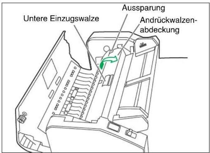 PANASONIC KV-S7065C - Auswechseln der Andrückwalze - 2