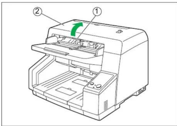 PANASONIC KV-S5055C - Die Referenzplatte umschalten - 2