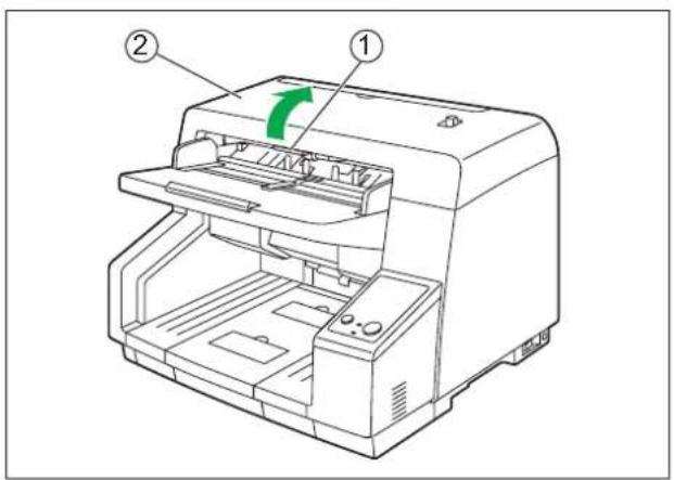 PANASONIC KV-S5055C - Ersetzen des Papiereinzugswalzenmoduls - 2