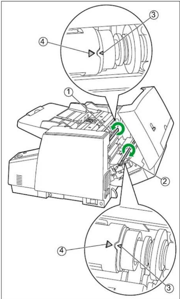PANASONIC KV-S5055C - Die Referenzplatte umschalten - 3
