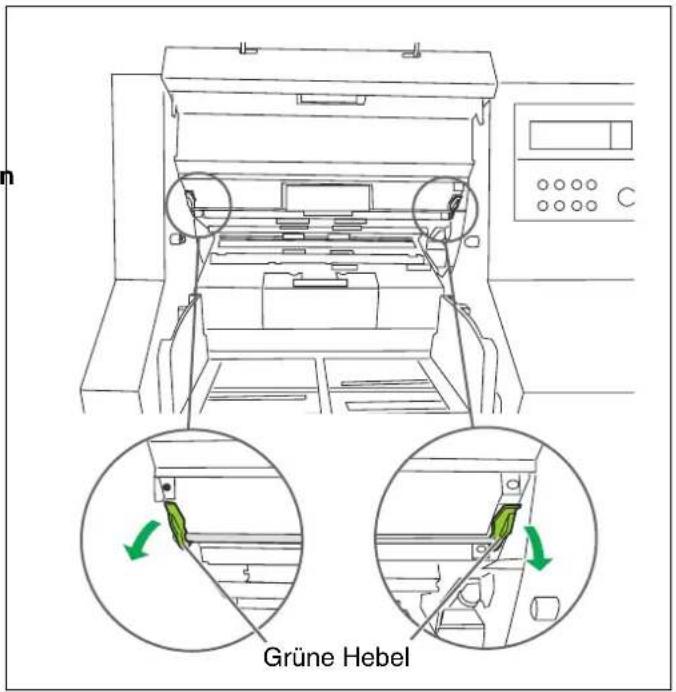 PANASONIC KV-S3105C - ● Verfahren zum Reinigen von Sensoren oder Doppeleinzugkontrolle - 4