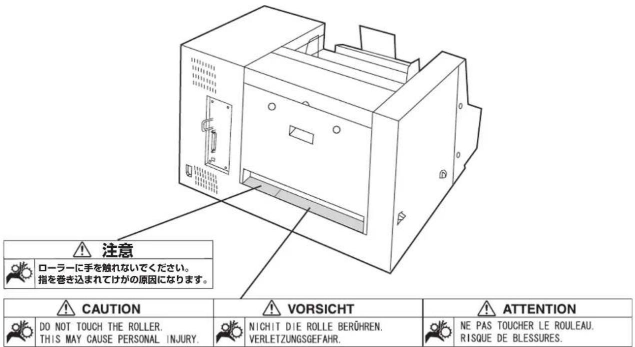 PANASONIC KV-S3105C - Warnaufkleber - 1