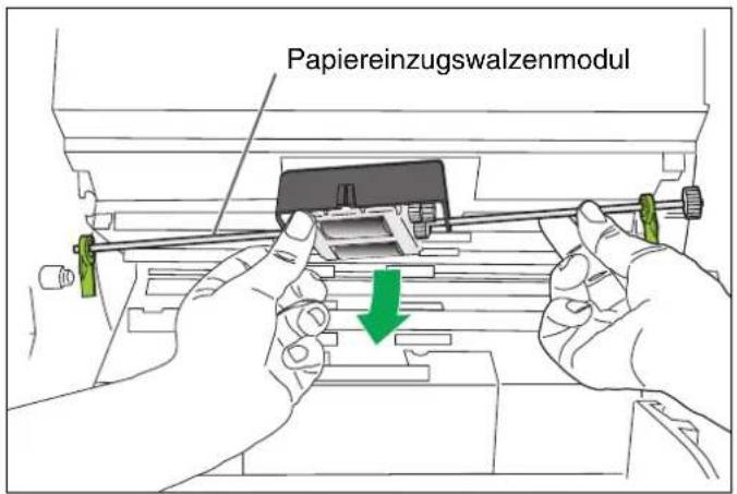 PANASONIC KV-S3105C - ● Verfahren zum Reinigen von Sensoren oder Doppeleinzugkontrolle - 5