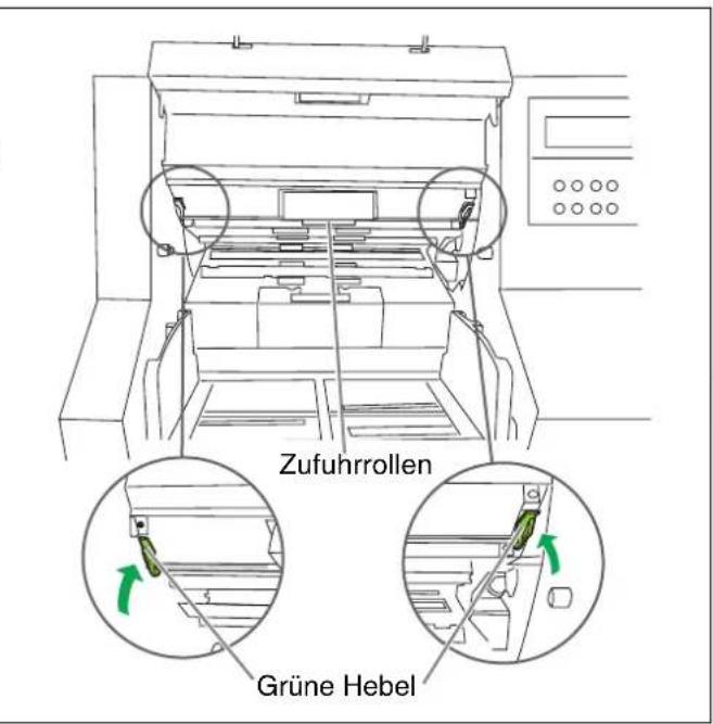 PANASONIC KV-S3105C - ● Verfahren zum Reinigen von Sensoren oder Doppeleinzugkontrolle - 8