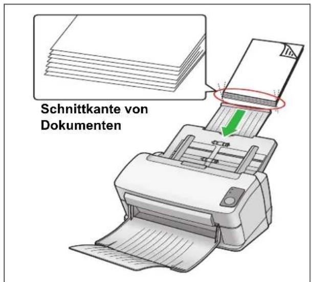 Schnittkante von Dokumenten