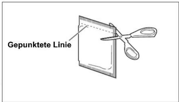 Gepunktete Linie