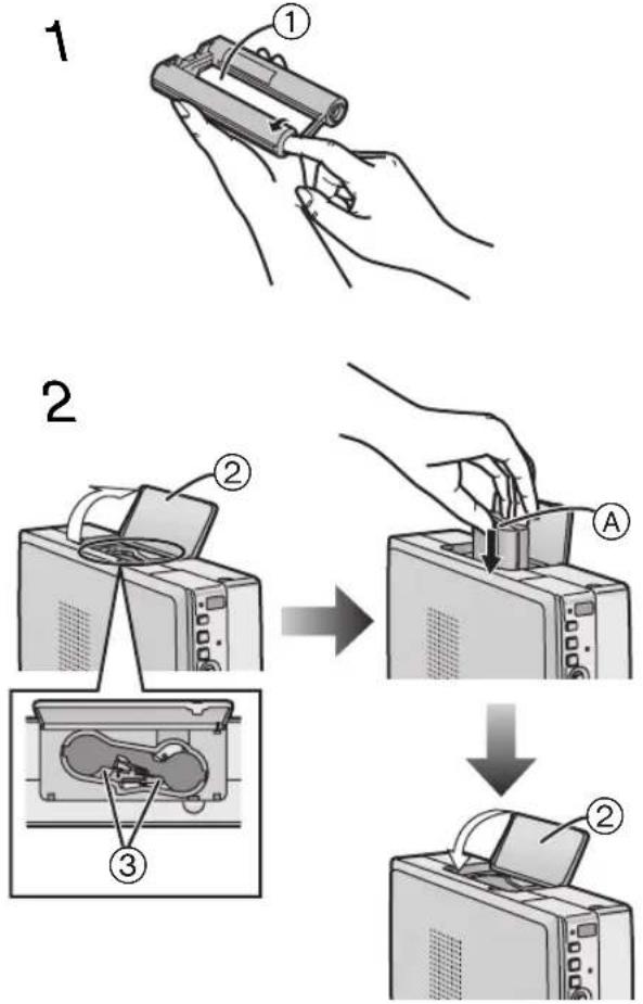 PANASONIC SV-AP10E - Tintenkassette einlegen - 1