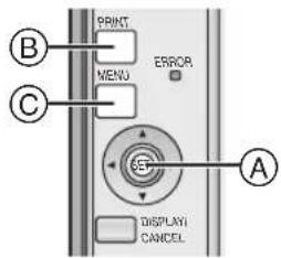 PRINT MENU ERROR A DISPLAY CANCEL