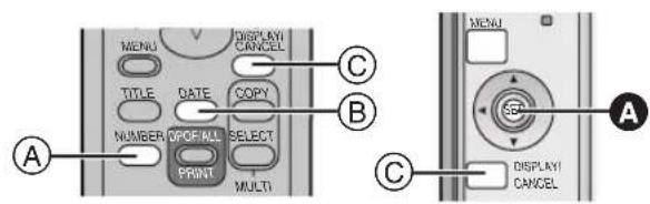 MENU DISPLAY CANCEL TITLE DATE COPY NUMBER UFOF ALL SELECT PRINT MULTI C B A C MENU SF DISPLAY CANCEL A