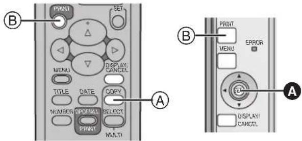 PRINT SET MENU DISPLAY CANCEL TITLE DATE COPY NUMBER OPTIONAL SELECT PRINT MULTI A PRINT MENU ERROR DISPLAY CANCEL A