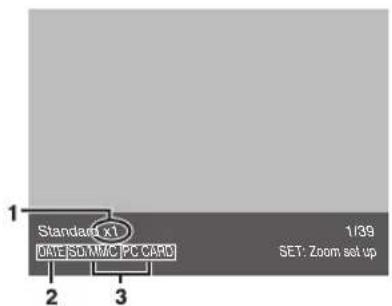 Standard x1 DATE STAMME PC CARD 1/39 SET: Zoom set up 2 3
