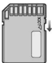 PANASONIC SV-AP10E - ■ Hinweise SD Memory Card Kartenschreibschutz - 1