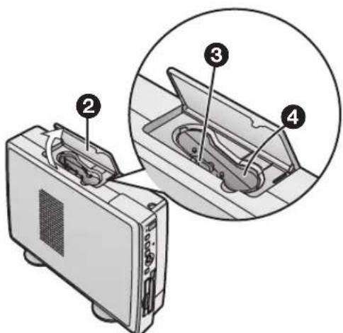 PANASONIC SV-AP10E - Schliessen Sie ②. - 2