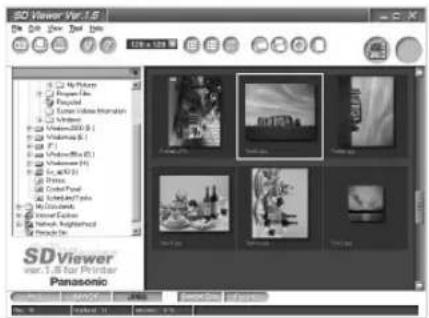 PANASONIC SV-AP10E - Auswahl des Druckers - 1