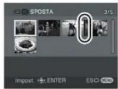 SPOSTA 3/5 Import. ENTER ESCI