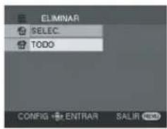 ELIMINAR SELECT: TODO CONFIG ENTRAR SALIR (HND)