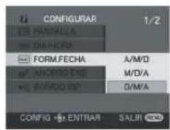CONFIGURAR 1/2 MAXIMALLA DIAPHORA FORM.FECHA A/M/D ANDRO THE M/D/A SOMDO SP D/M/A CONFIG ENTRAR SALIR
