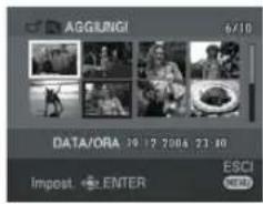 AGGIUNG! 6/10 DATA/ORA 19:17 2006 23:40 Impost. ENTER ESCI