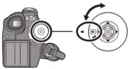 PANASONIC VDR-D100E - Ruotate il selettore della modalità di funzionamento per selezionare - 1
