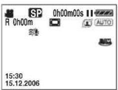 R 0h00m SP 0h00m00s II AUTO 15:30 15.12.2006