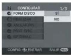 CONFIGURAR FORM DISCO FINAL ZUR ANGULAR FIS PROT DISC PROGRAM C 1/3 SI NO CONFIG ENTRAR SALIR