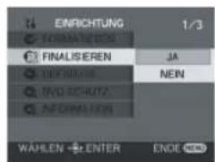 ENRICHTUNG 1/3 FINALISEREN JA NEIN INNO SCHUTZ A WAHLEN ENTER ENDE