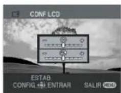 CONF LCD ESTAB CONFIG ENTRAR SALIR