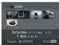 DMDI DATA/ORA 15:12.2004 5:33 T. REG. 0 00 05 Import ENTER ESCI