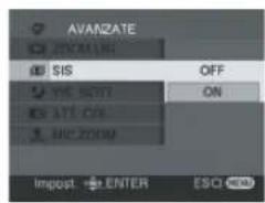 AVANZATE SIS OFF ON IMPost ENTER ESCI