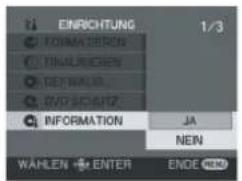 ENRICHTUNG FORMA BERON TINJAERGEN DETAILS DVD SCHUTZ INFORMATION JA NEIN WAHLEN ENTER ENDE