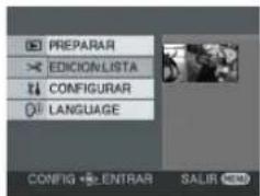 PREPARAR EDICIONALISTA CONFIGURAR LANGUAGE CONFIG ENTRAR SALIR