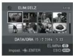 ELIM SELZ 17:10 DATA/ORA 15.12.2006 5:33 IMPost. ENTER ELIMINA ESCI