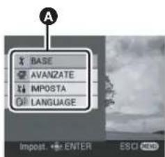 BASE AVANZATE IMPOSTA LANGUAGE Import. ENTER ESCI END