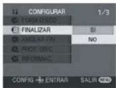 CONFIGURAR 1/3 FORM DUCO FINALIZAR SI AMERICAN FIR NO PROT. OBLIC INFO COLD CONFIG → ENTRAR SALIR