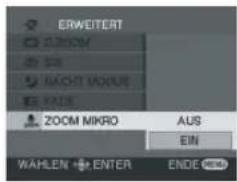 ERWEITERT ZOOM MAGHT VODOU WALDE ZOOM MIKRO AUS EIN WAHLEN ENTER ENDE