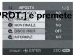 IMPOSTA 1/3 NON FINALZ. DISCO NO. FINALZ. NO. NON FINALZ. NO. DISCO PROT. OFF. INFORMAZ. NO. Import. ENTER ESCI