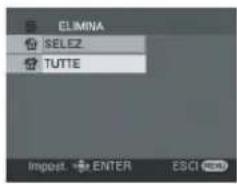 ELIMINA SELECT TUTTE Import. ENTER ESCI