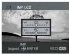 IMP. LCD IMP. Impost. ENTER ESCI ⬤
