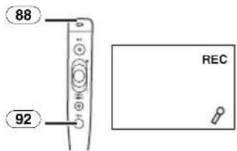PANASONIC NV-GS400GD - 촬영하는 동안 사운드를 추가하려면 - 1
