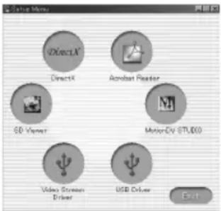 Custom Menu DirectX Acrobat Reader 6D Viewer Motor-Div STUDIO Video Stream Driver USB Driver Exit