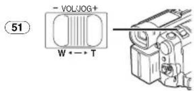 51 -VOL/JOG+ W • → T