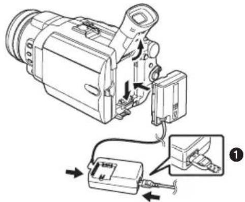 PANASONIC NV-GS400GD - AC 어댑터 사용 - 1