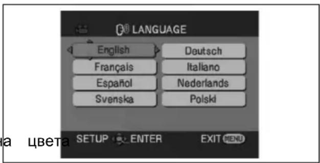 LANGUAGE English Français Español Svenska Deutsch Italiano Nederlands Polski SETUP ENTER EXIT MENU