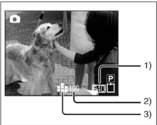 1) 100 640 P 2) 3)