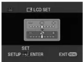 LCD SET SET SETUP ENTER EXIT MENU