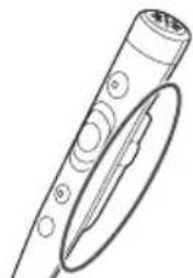 PANASONIC NV-GS250GC - ■ About the clip (on the backside) - 1