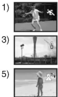 PANASONIC NV-GS250GC - Recording in various situations (Scene mode) - 2